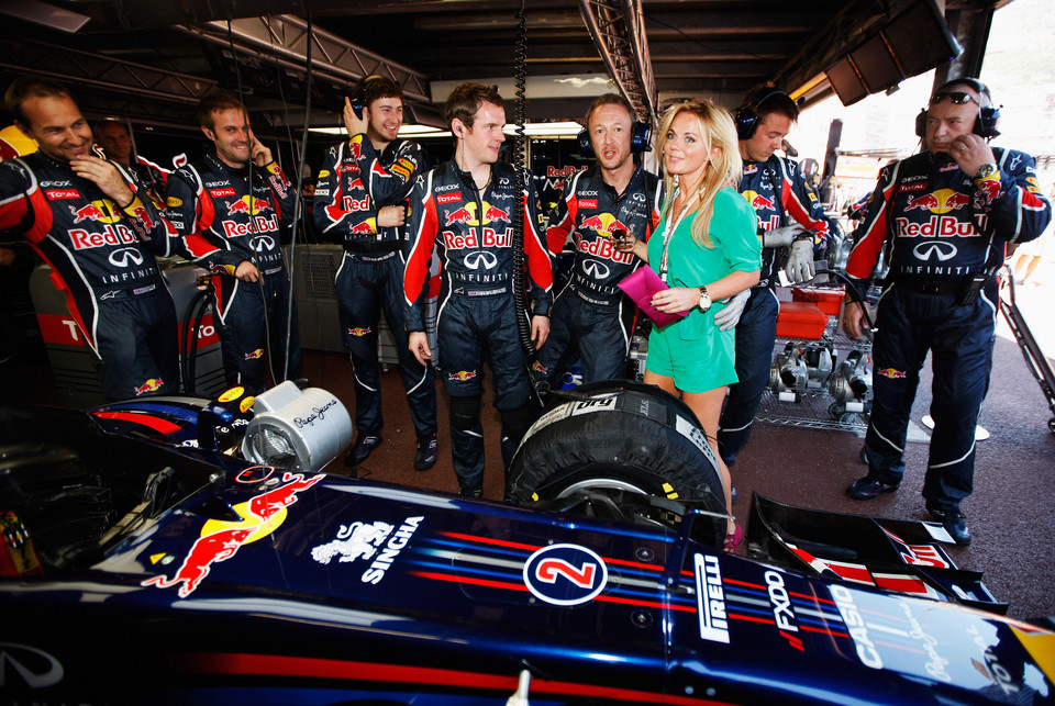 Geri Halliwell i kierowcy F1