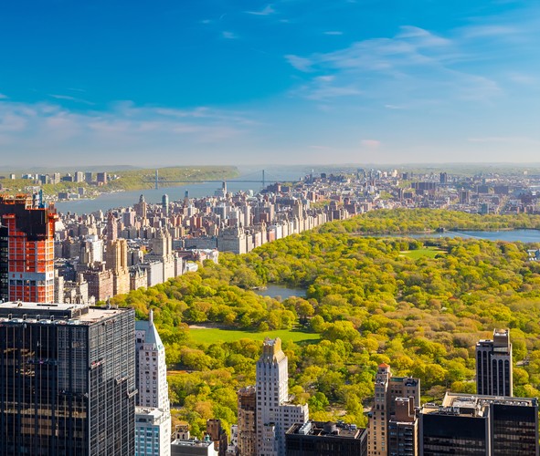 2 . Central Park w Nowym Jorku. Każdego roku wypoczywa tutaj ponad 38 mln osób.