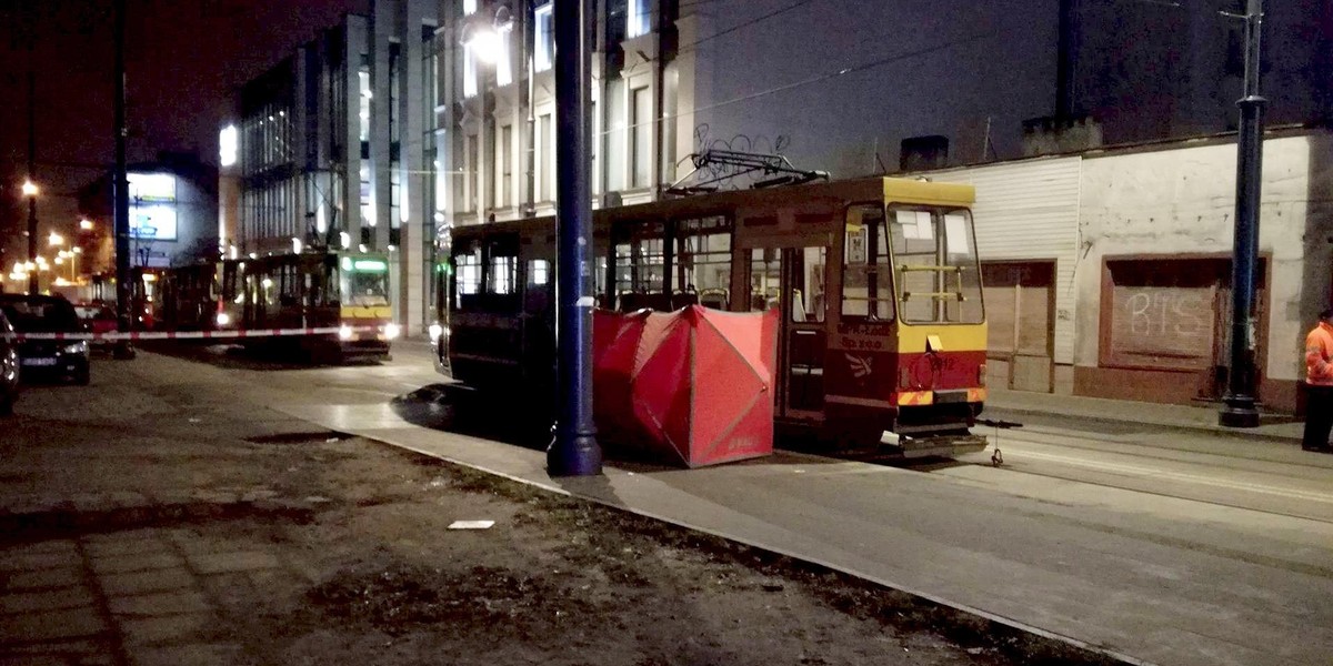 Tragedia przy Kilińskiego, mężczyzna zginął pod tramwajem