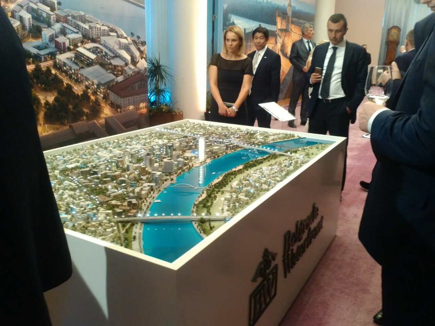 Maketa "Beograd na vodi"