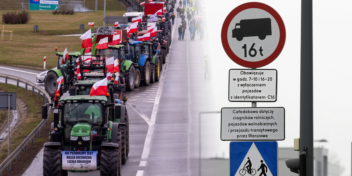 Strajk rolników 6.03 w Warszawie. Gdzie wystąpią utrudnienia?