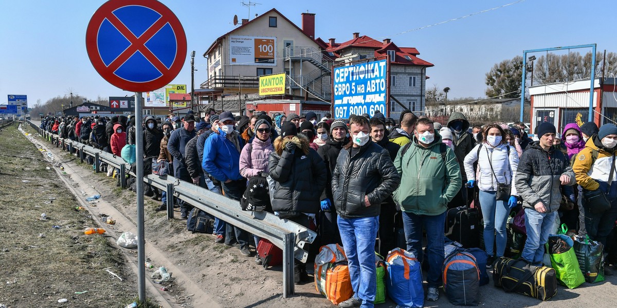 Tłumy na granicy