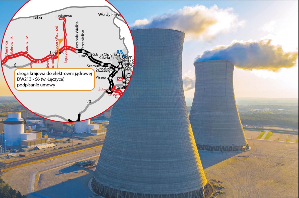 Kluczowa inwestycja w zakresie strategicznej infrastruktury energetycznej. Druga umowa na budowę drogi do pierwszej elektrowni jądrowej w Polsce podpisana [MAPA]