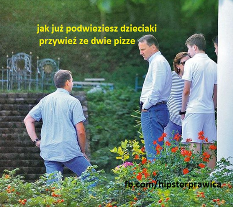 U Radosława Sikorskigo funkcjonariusze BOR nigdy się nie nudzą. Czasem pizzę dowiozą, czasem dzieci znajomych odstawią do domu.