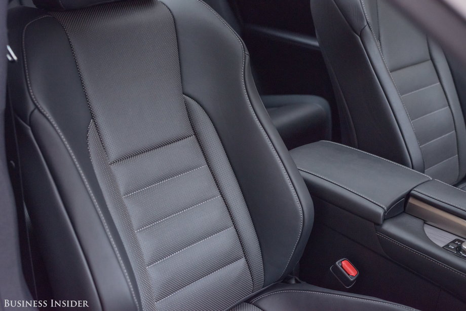 Although this is an F Sport trim, the seats aren't excessively bolstered. There's also a blissful absence of flamboyant topstitching.