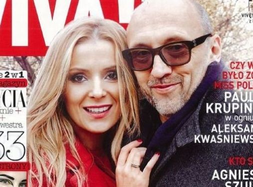 Halinka Mlynkova i Leszek Wronka na okładce 'Viva!'
