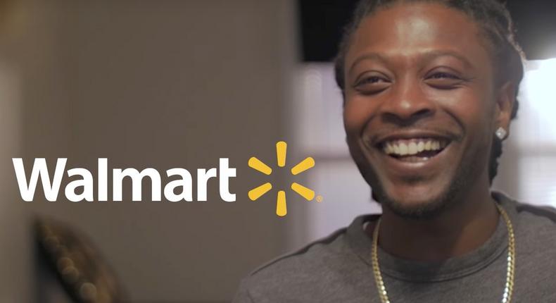 A screenshot from Walmart's $17.6 million ad about American-made goods.