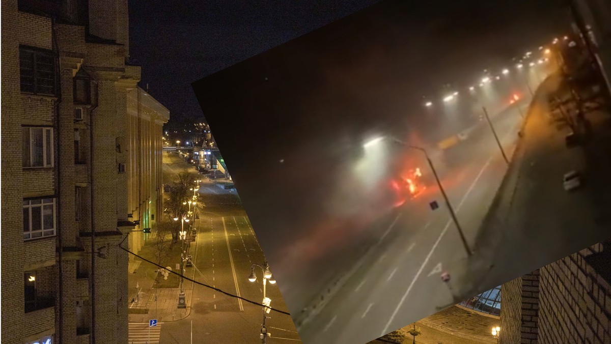 Wojna Rosja - Ukraina. Nocny atak Rosjan na Kijów. Walki w wielu miejscach