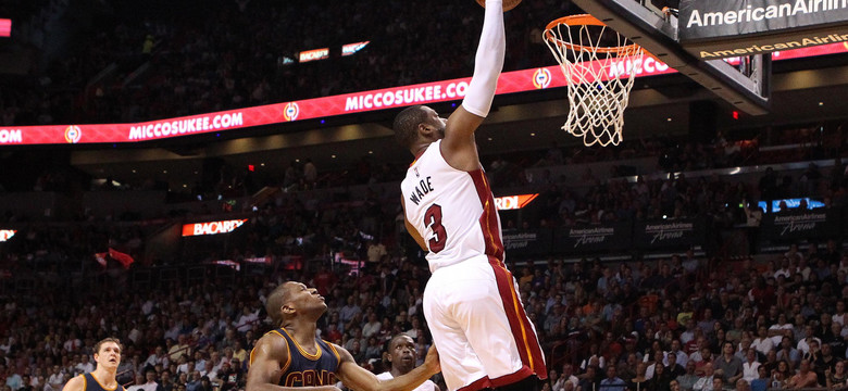 Liga NBA: wygrana Miami Heat, 40 punktów Wade'a