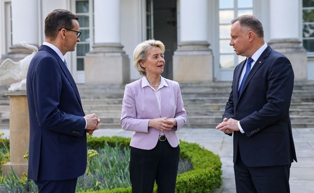 Mateusz Morawiecki, Ursula von der Leyen, Andrzej Duda