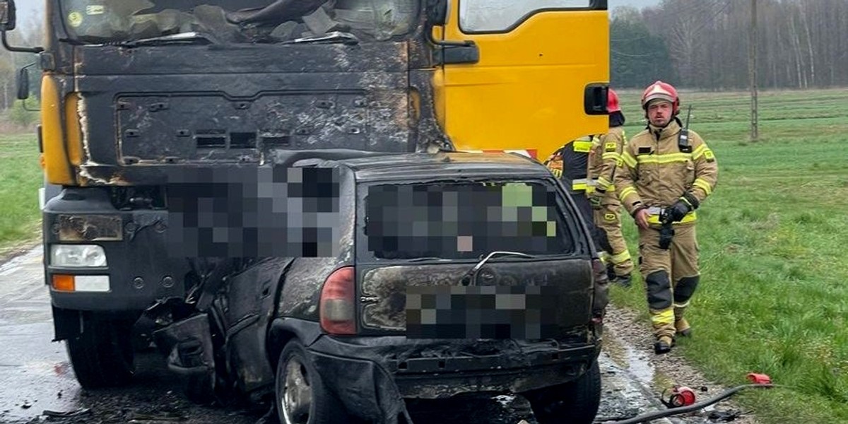 Tragiczny wypadek w Czarnej Sędziszowskiej. 