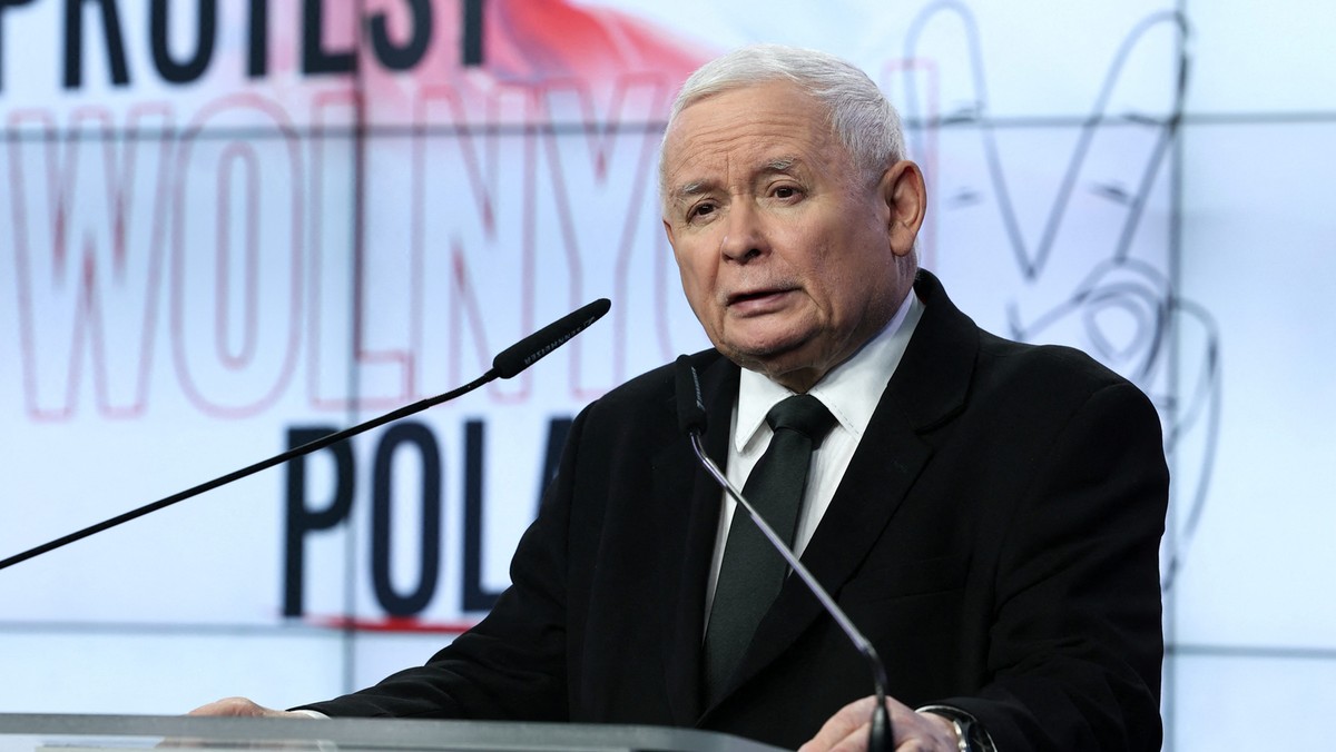 Prezes PiS Jarosław Kaczyński