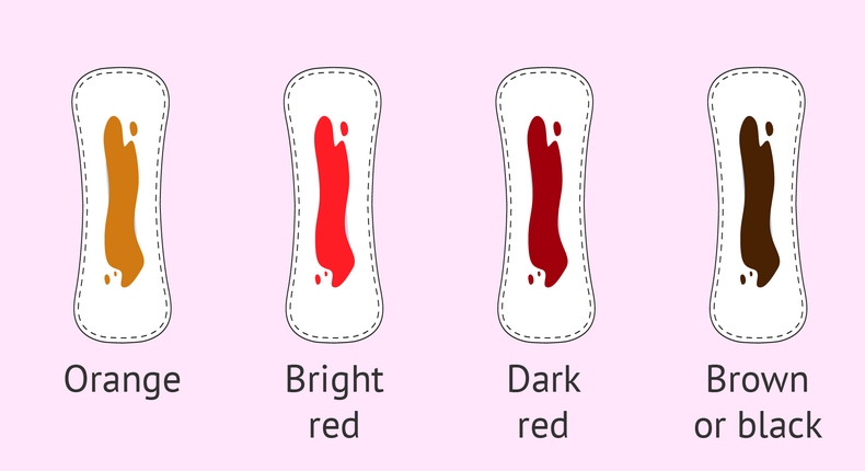 Each colour of your menstrual blood provides clues about your health [invitra]