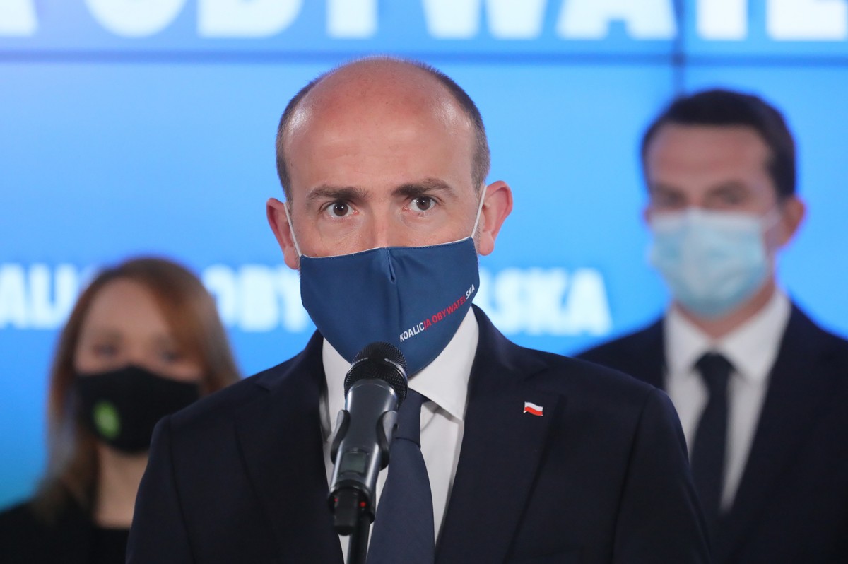 Przewodniczący Platformy Obywatelskiej Borys Budka