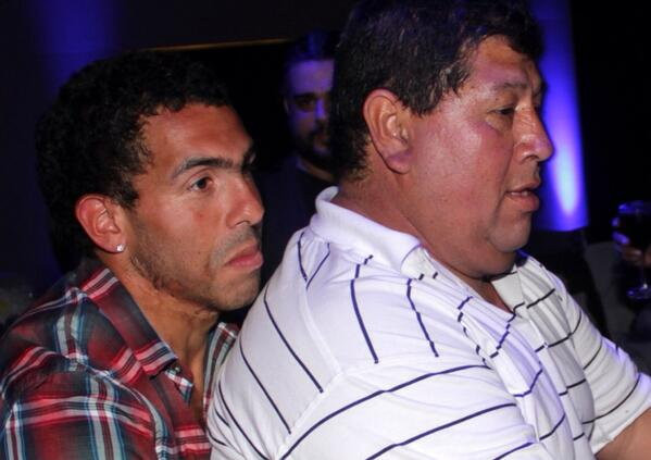 Carlos Tevez i jego wujek Segundo 
