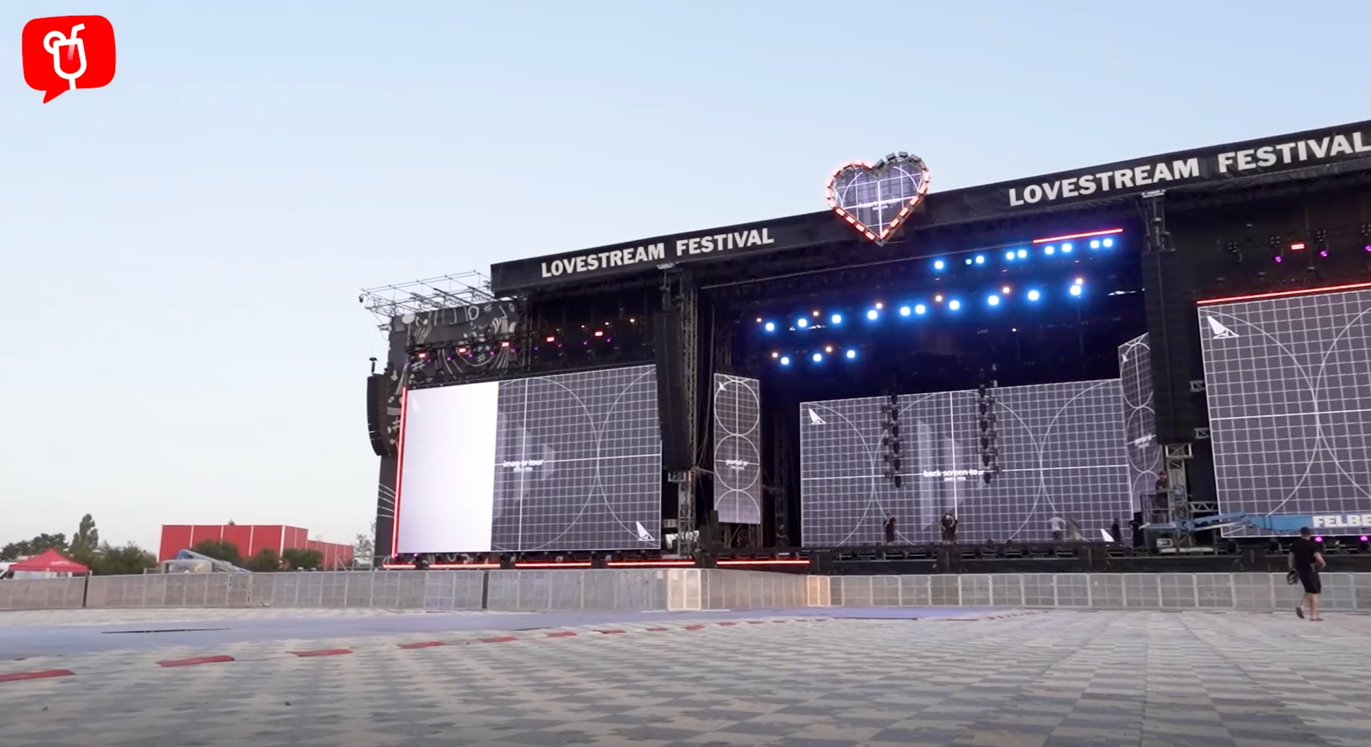Prípravy na festival Lovestream 2026.