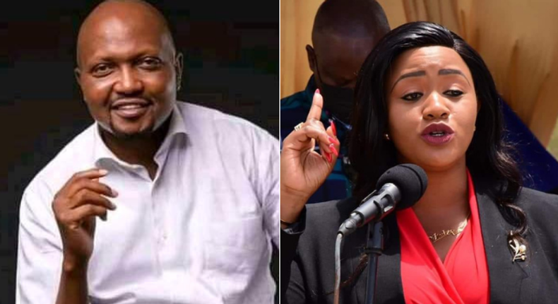 Gatundu South MP Moses Kuria and Laikipia Woman Representative Catherine Waruguru