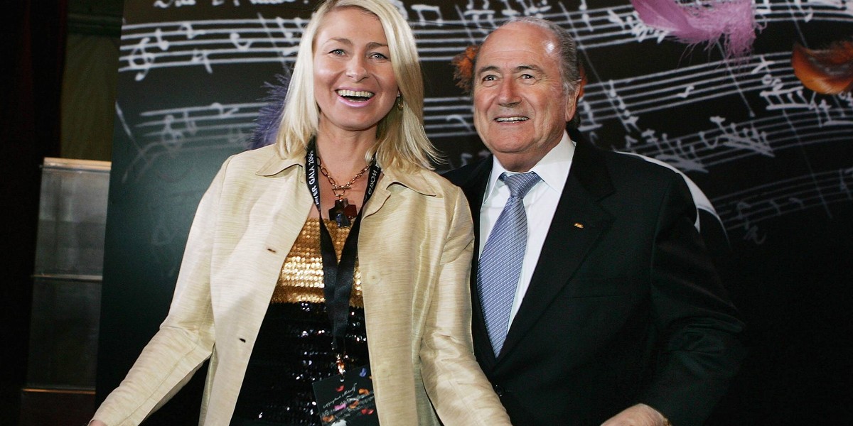 Ilona Boguska, Sepp Blatter