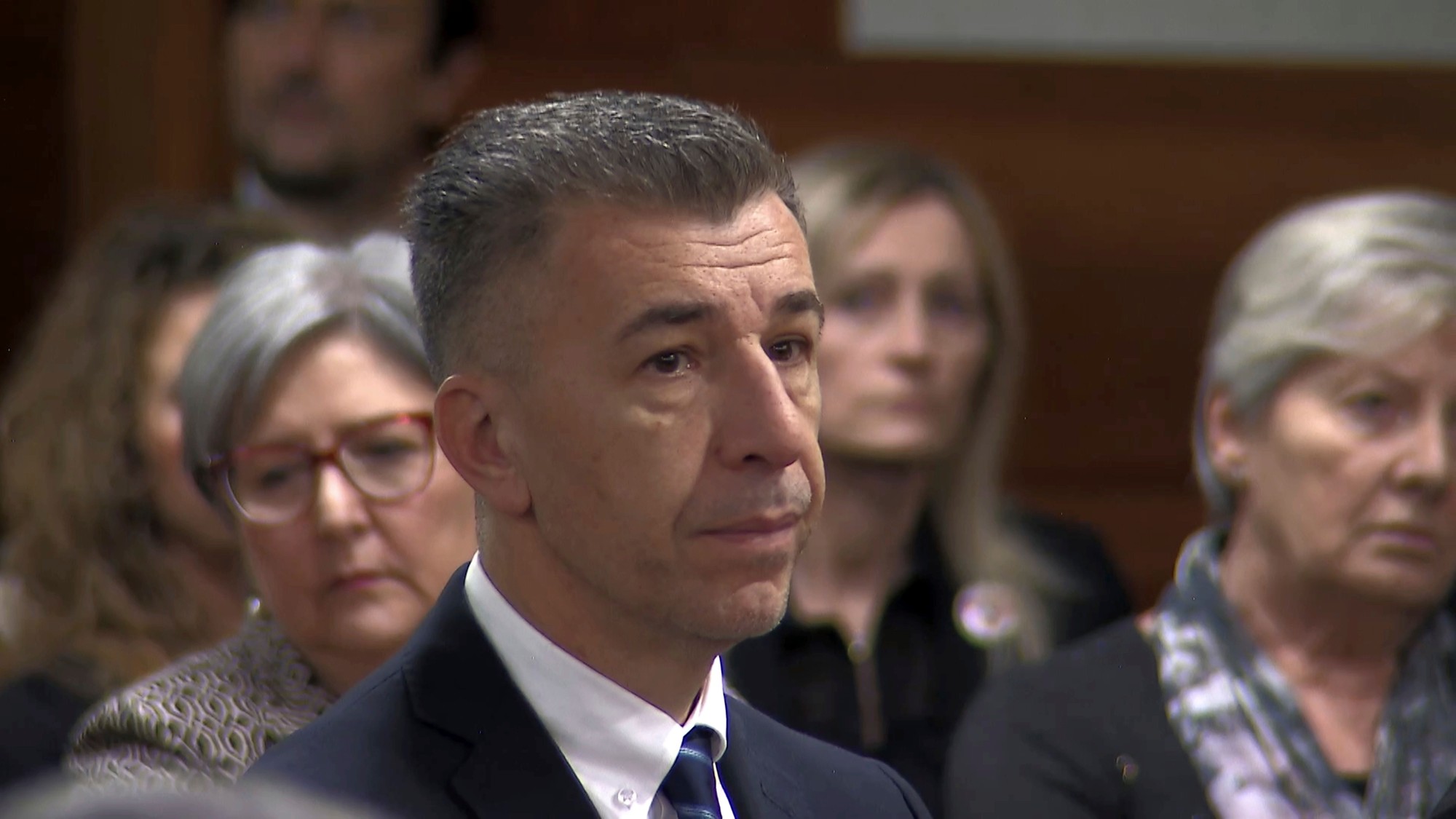 Otec zavraždenej Giulie Cecchettinovej († 22) na súde.