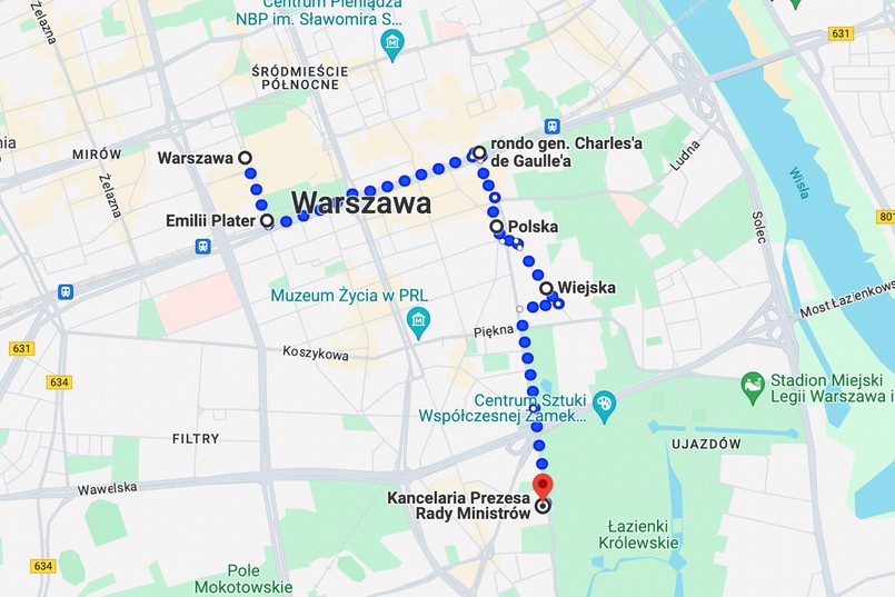 Taką trasą przejdzie marsz gwiaździsty. Protest rolników 27 lutego