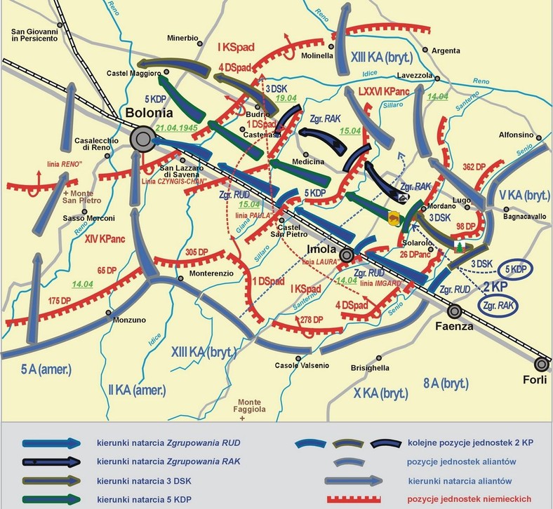 Plan bitwy o Bolonię