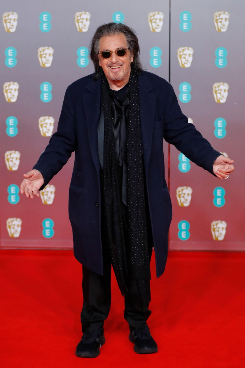 BAFTA 2020: Al Pacino wywrócił się na czerwonym dywanie