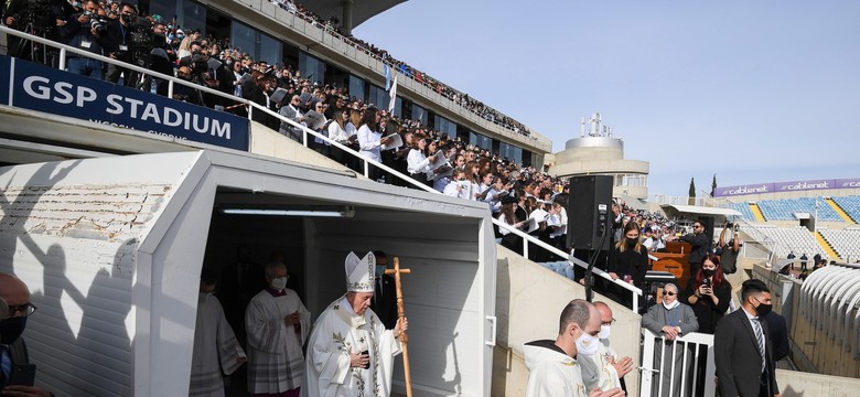 Mężczyzna aresztowany przed mszą papieską