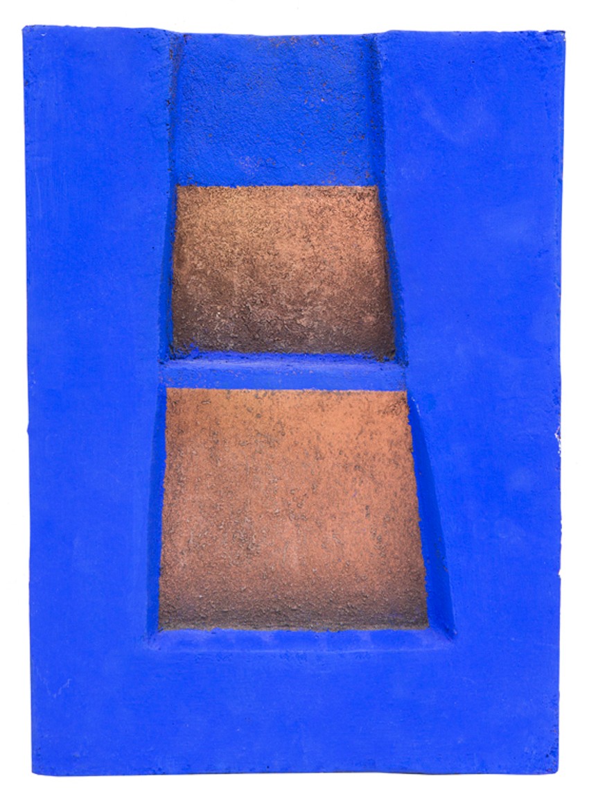 Bez naziva, drvo, boja, 39,5x28x4