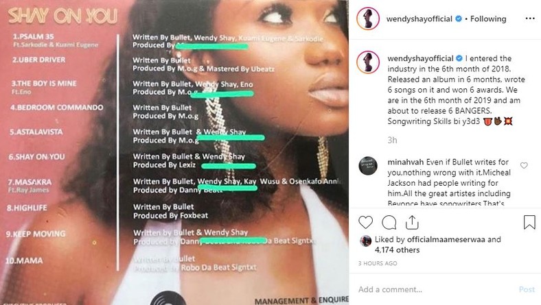 Wendy Shay's post 