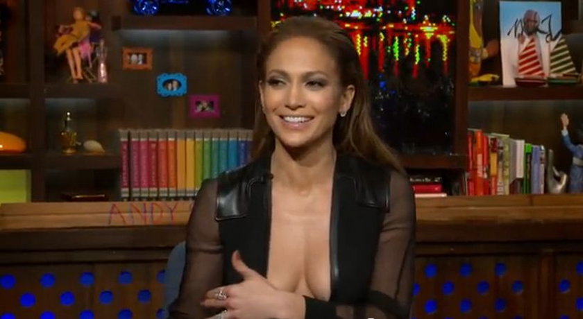 Jennifer Lopez w talk show Andyego Cohena