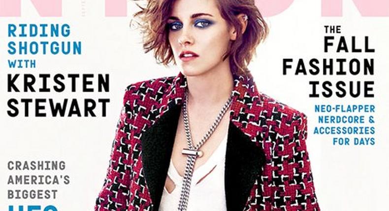 Twilight star, Kristen Stewart for Nylon magazine