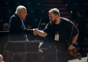 Mehta i koncertmajstor Miša Andruščenko