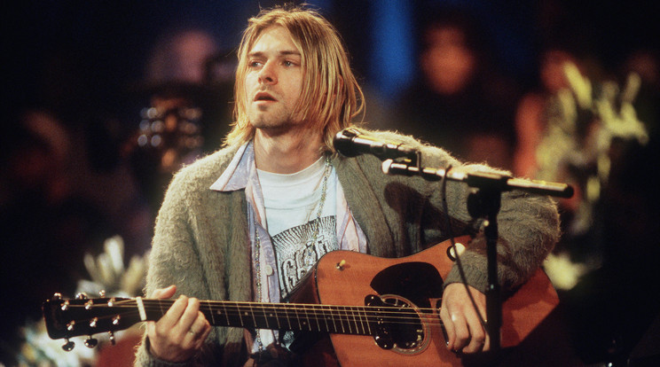 Kurt Cobain az MTV Unplugged műsorában / Fotó: GettyImages