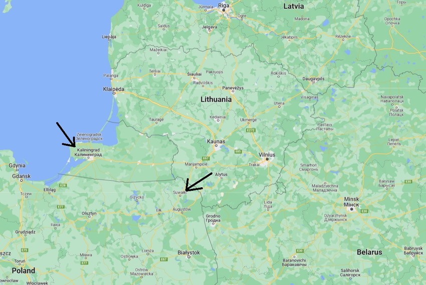 Kaljiningrad i Suvalki