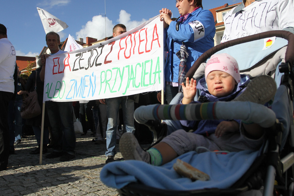 W Biskupcu nadal protestują