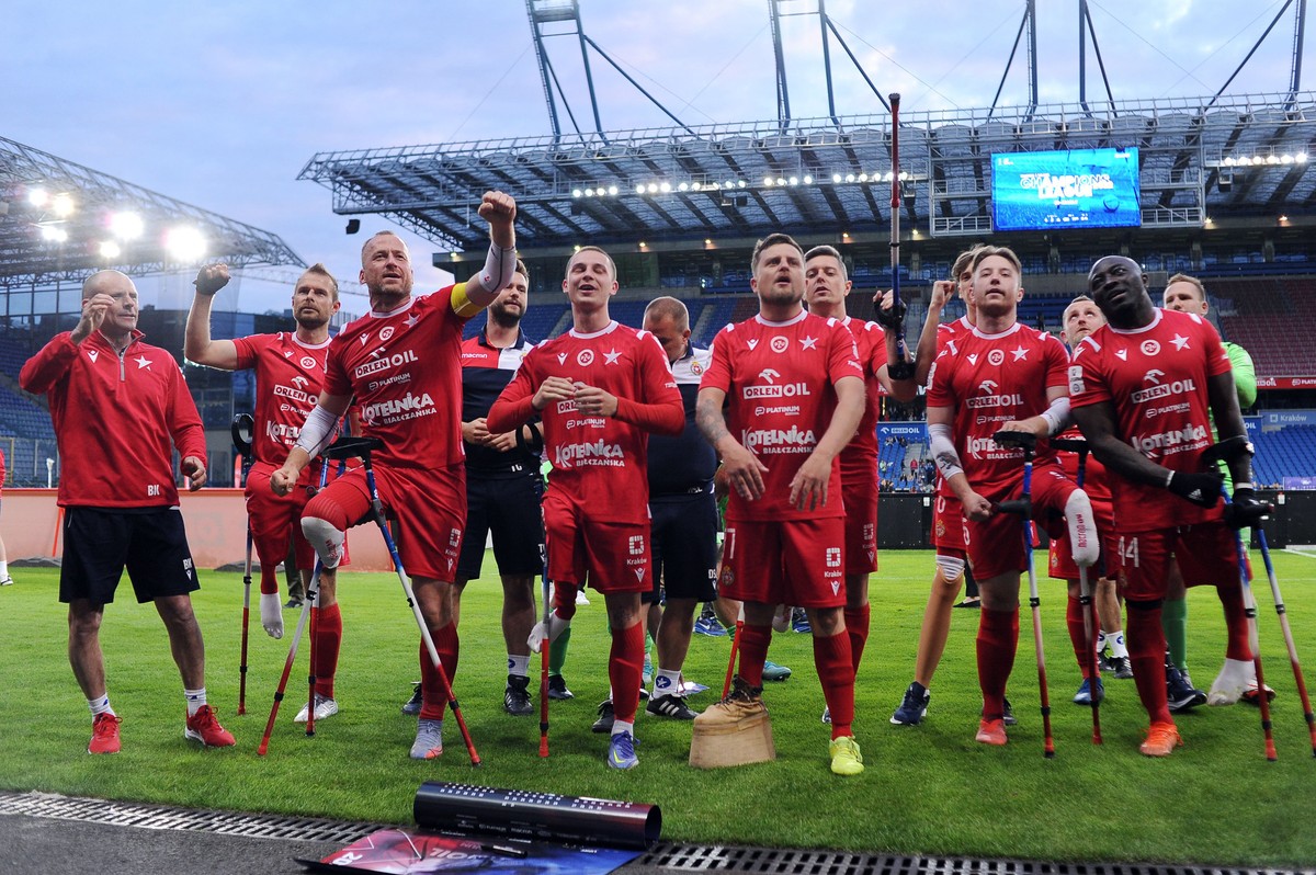 Zawodnicy Wisły Kraków w amp futbolu