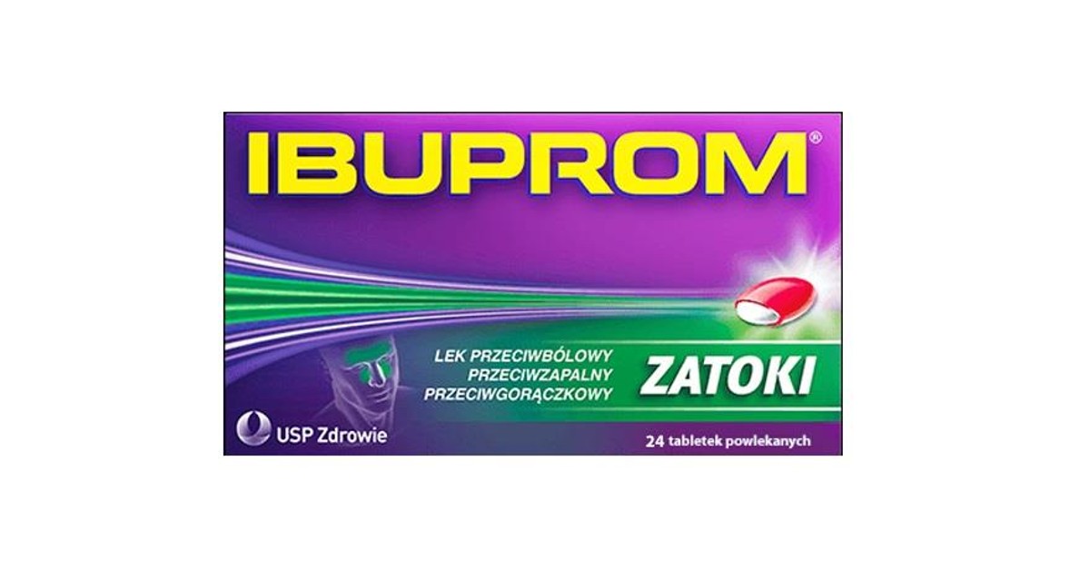 Ibuprom Zatoki dawkowanie, wskazania, przeciwwskazania, skład