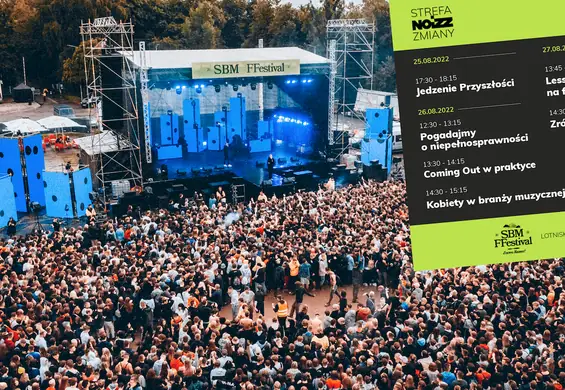 Dyskusje o równości i ekologii w Strefie NOIZZ ZMIANY na SBM FFestival. Mamy program