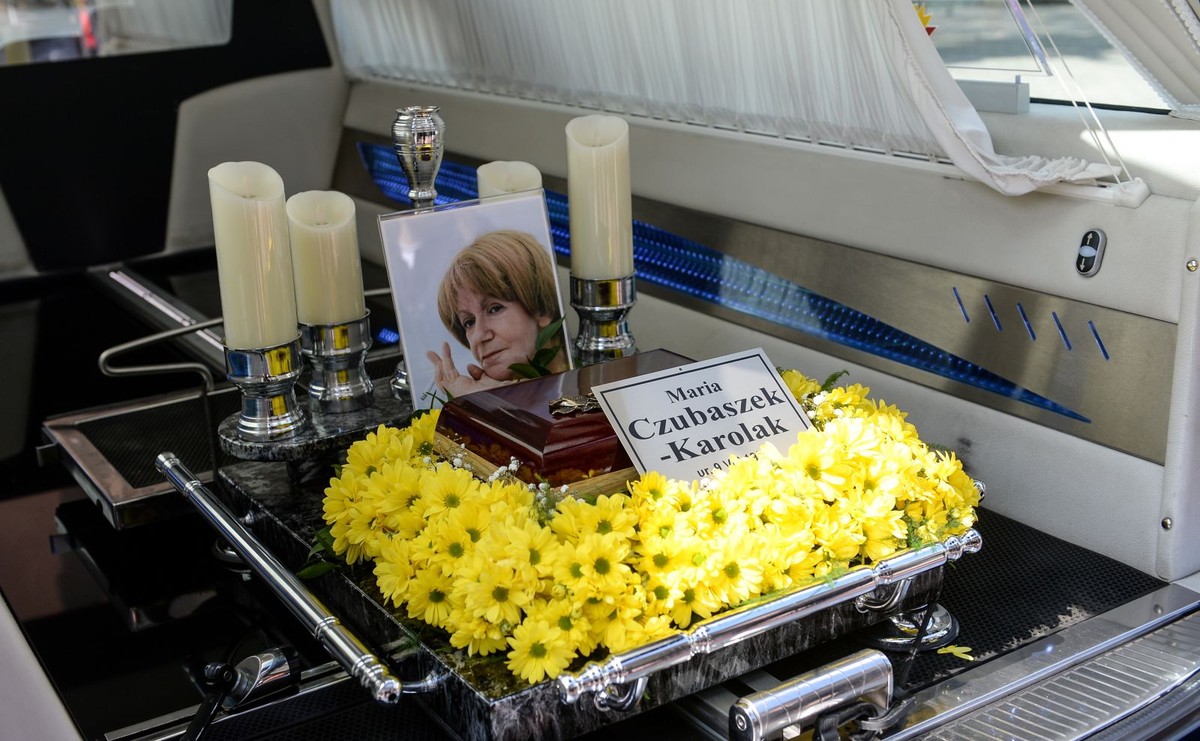 Pogrzeb Marii Czubaszek na Powązkach Wojskowych w Warszawie