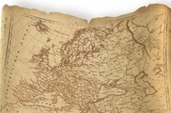 Ancient map of Europe