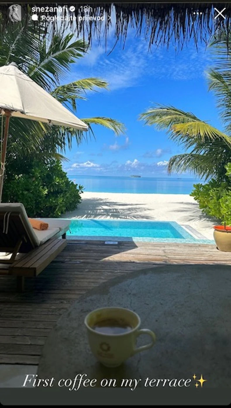 Snežana na luksuznom putovanju