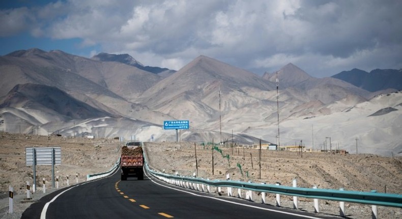 The China-Pakistan Friendship Highway runs over 1,300 kilometres (800 miles) from the far western Chinese city of Kashgar through the world's highest mountain pass and across the border.