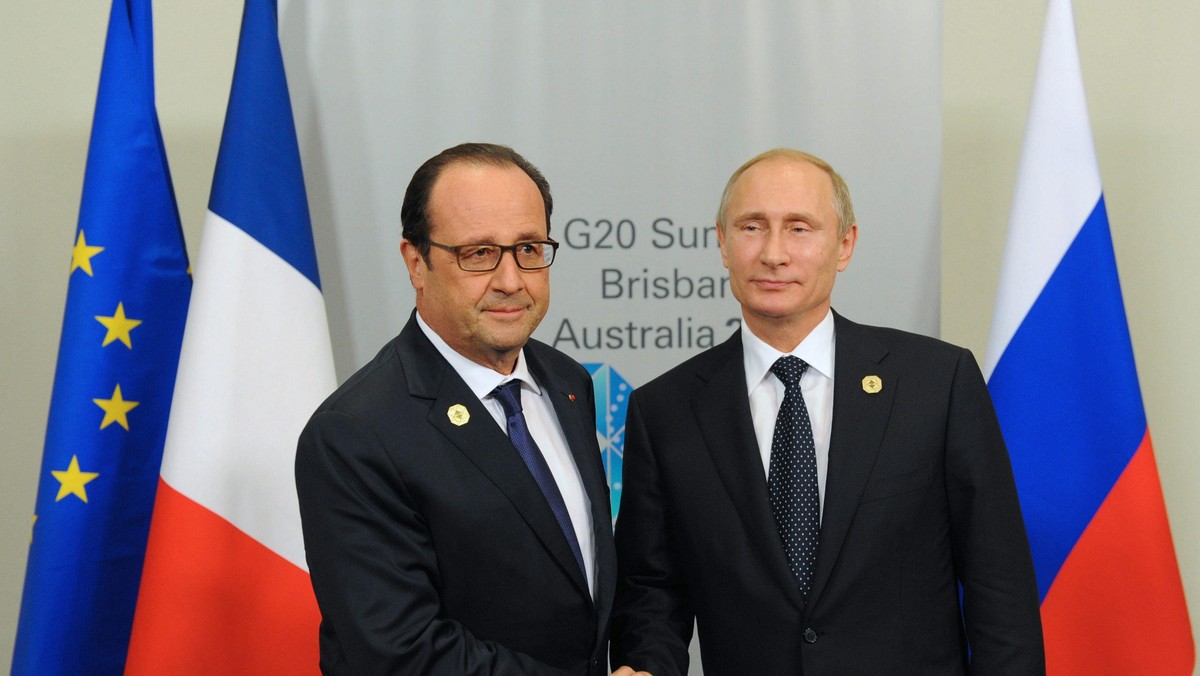 putin, hollande, moskwa, ukraina, kryzys