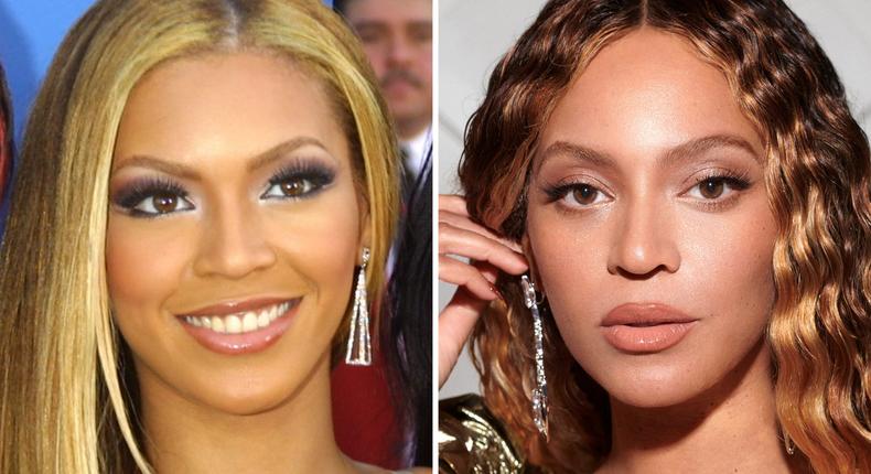 Beyonc in 2001 and in 2023.Jeffrey Mayer/WireImage/Getty Images; Mason Poole/Parkwood Media/Getty Images