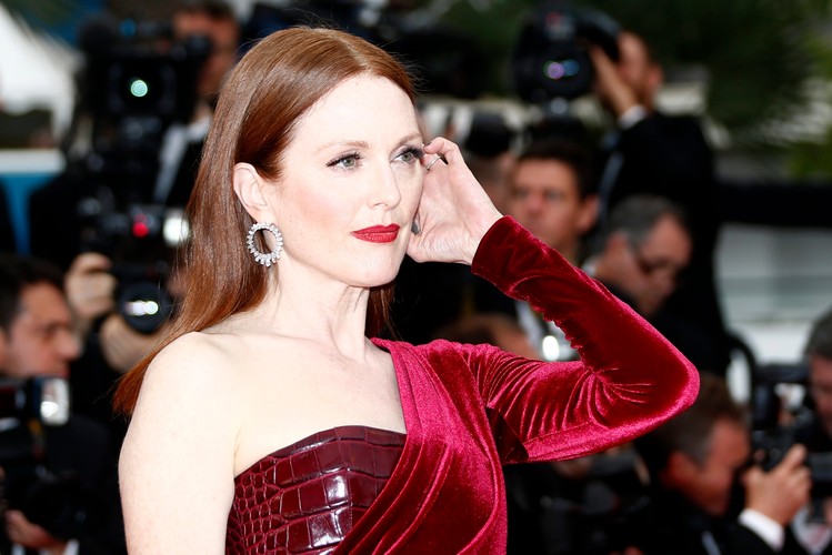 Julianne Moore na premierze 'Mad Max: Na drodze gniewu' w Cannes