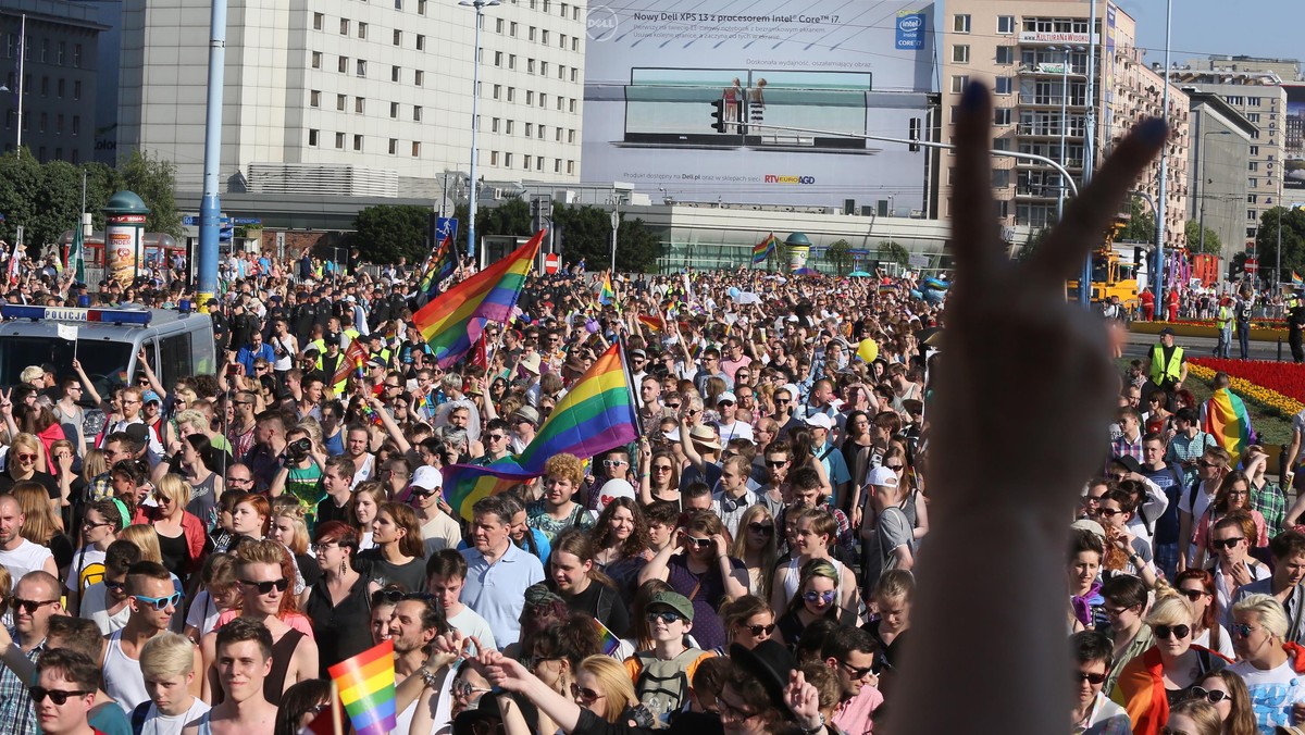 Parada Równości 2015 LGBT geje lesbijki transseksualiści homoseksualizm transseksualizm mniejszość seksualna