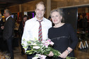 Robin Hawdon i Krystyna Janda na premierze "Weekendu z R" w Och Teatrze