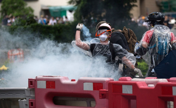 hong kong protest przeciwko zmianom w prawie ektradycyjnym