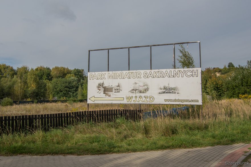 Opuszczony Park Miniatur Sakralnych w Częstochowie. Październik 2021