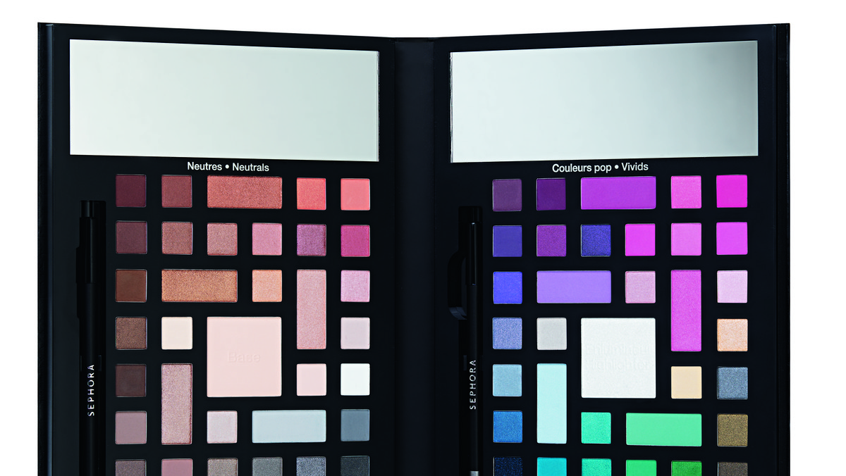 Sephora  oferuje Color Wonderland - zestaw 78 cieni do powieki i dwóch kredk do oczu w eleganckiej, klasycznej palecie. Kolekcja doskonała do każdodziennej metamorfozy makijażu oczu. Przetestuj całą gamę odcieni, nude i pop, dla unikatowego, odważnego make upu na każdą porę dnia. Praktyczne rozwiązanie: cienie, z których korzystamy najchętniej mają największy rozmiar, nie ma ryzyka pomyłki.